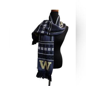 UNIVERSITY OF WASHINGTON HUSKIES winter scarf Unisex Purple and Gold UW EUC